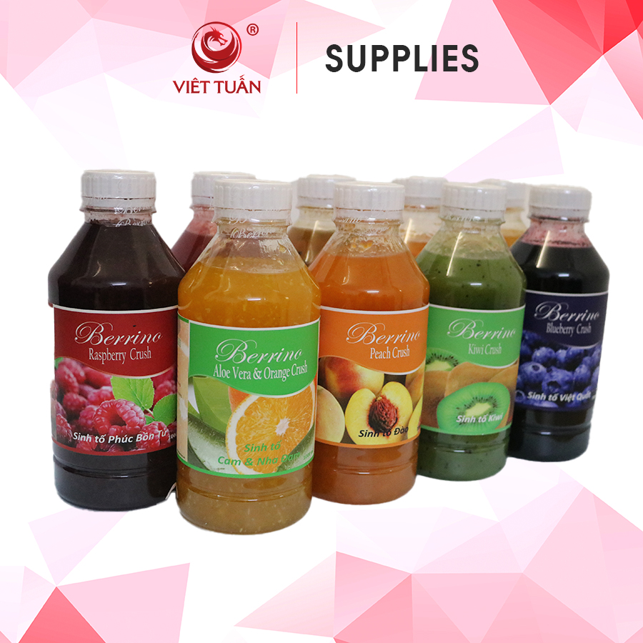 Sinh Tố Berrino Các Vị Chai 1 Lít