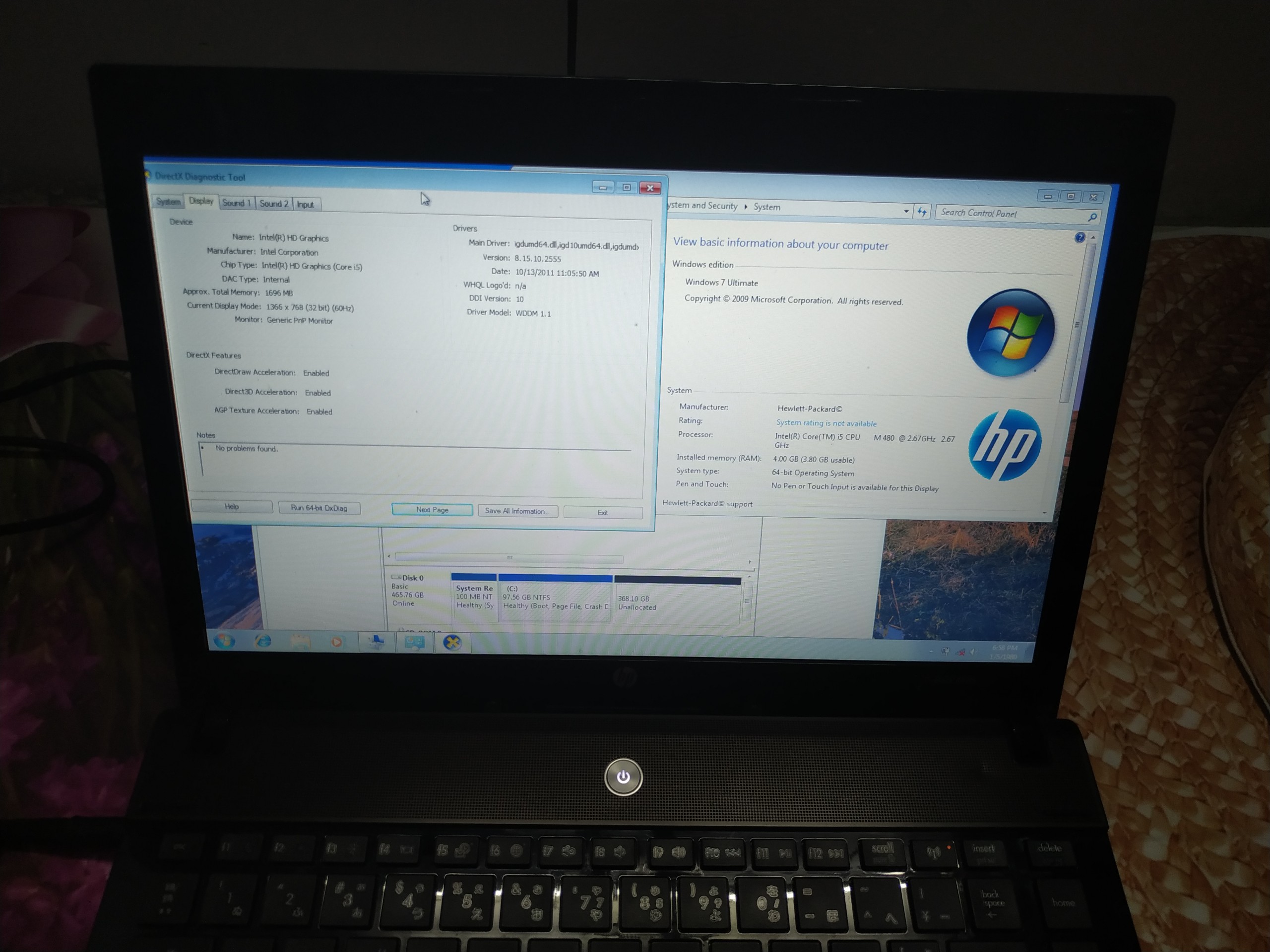 Laptop xách tay H.P Pro.book 4420s Core I5