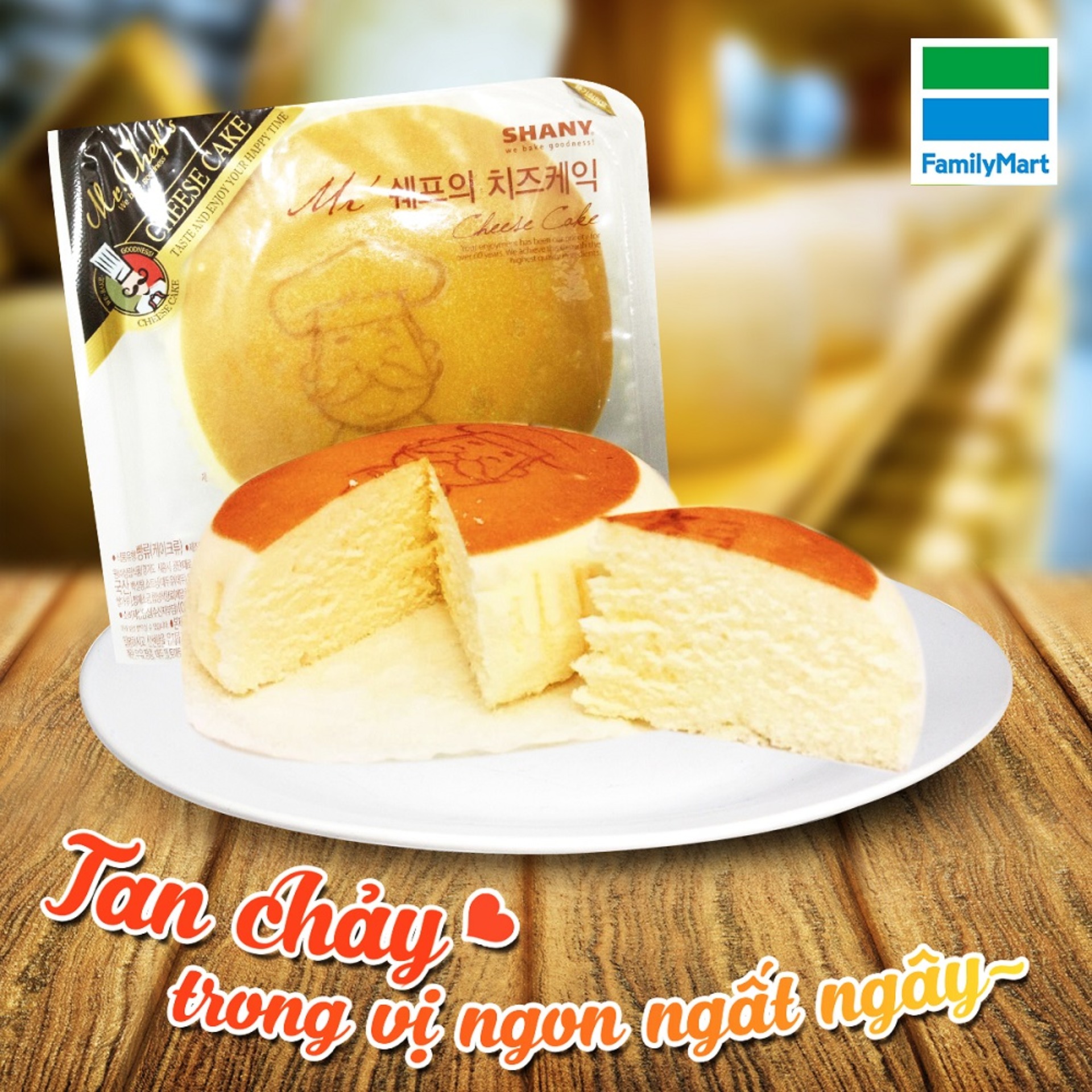 bánh bông lan phô mai ông già