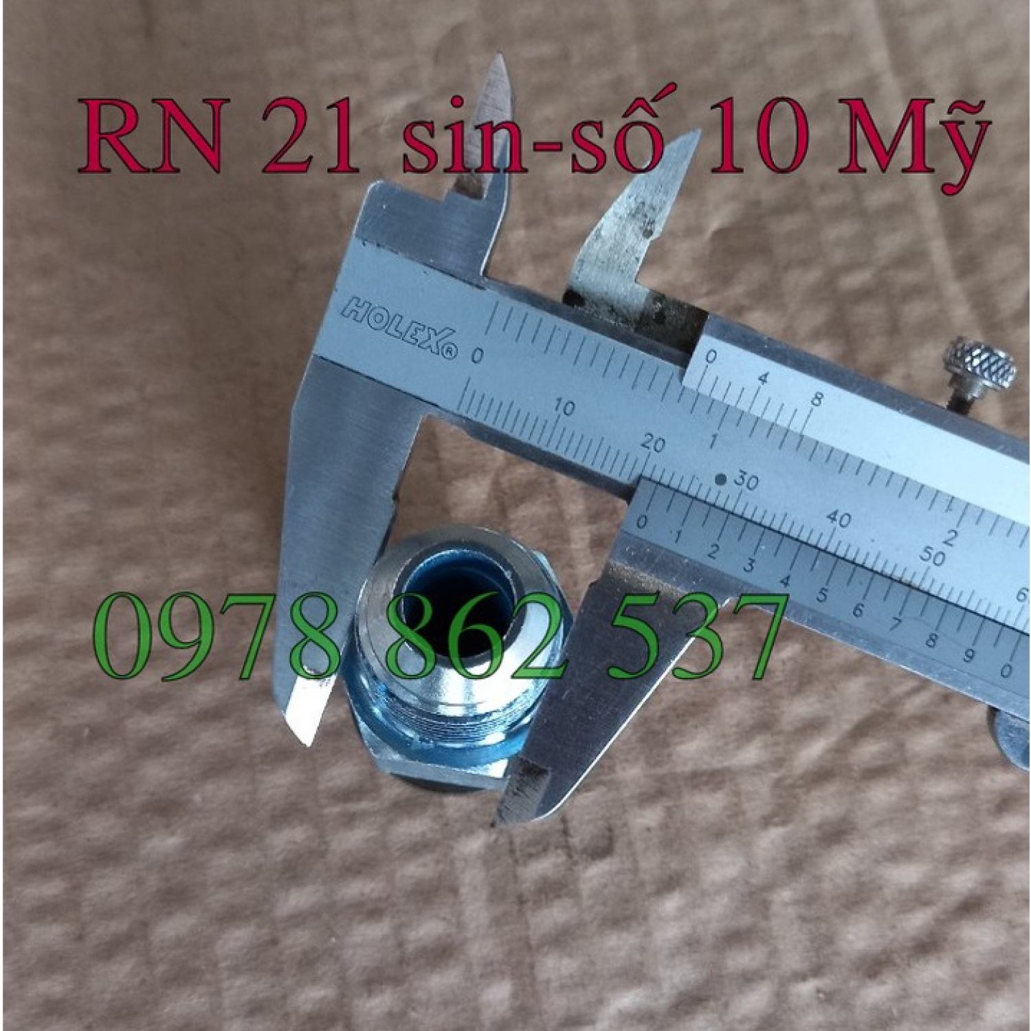 Rắc co thuỷ lực Ren 21 G1/2''-số 10 Mỹ