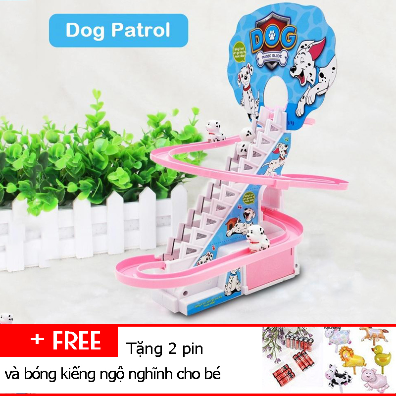 Bộ đồ chơi heo Peppa, vịt, khủng long leo cầu thang có nhạc và có đèn ngộ nghĩnh, đồ chơi cho bé thú vị
