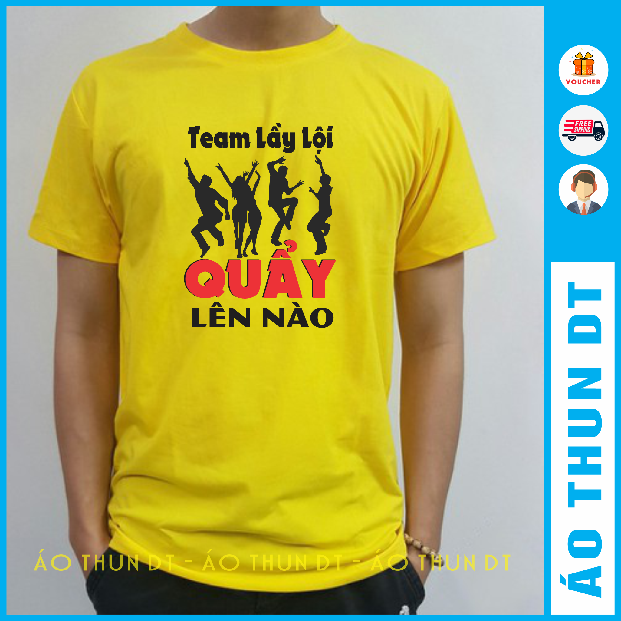 Áo thun nhóm - Quẩy lên nào