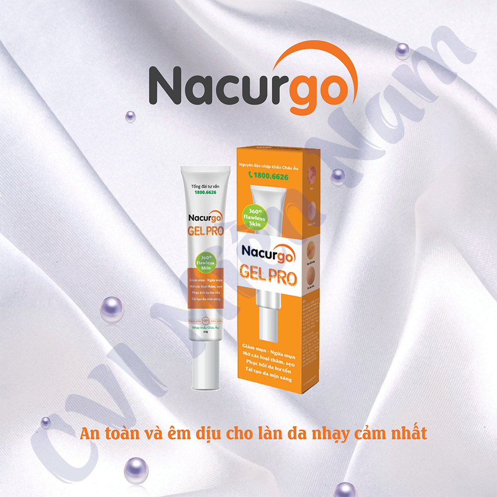 Nacurgo Gelpro – Ngừa Mụn Và Mờ Thâm Sẹo
