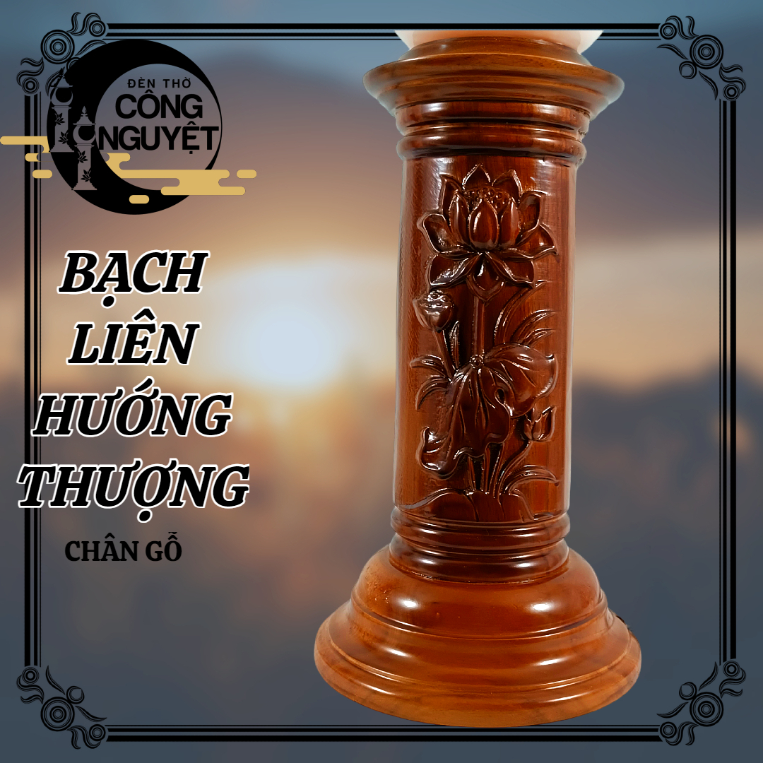 Altar Lamp "White Lotus Grow Up"