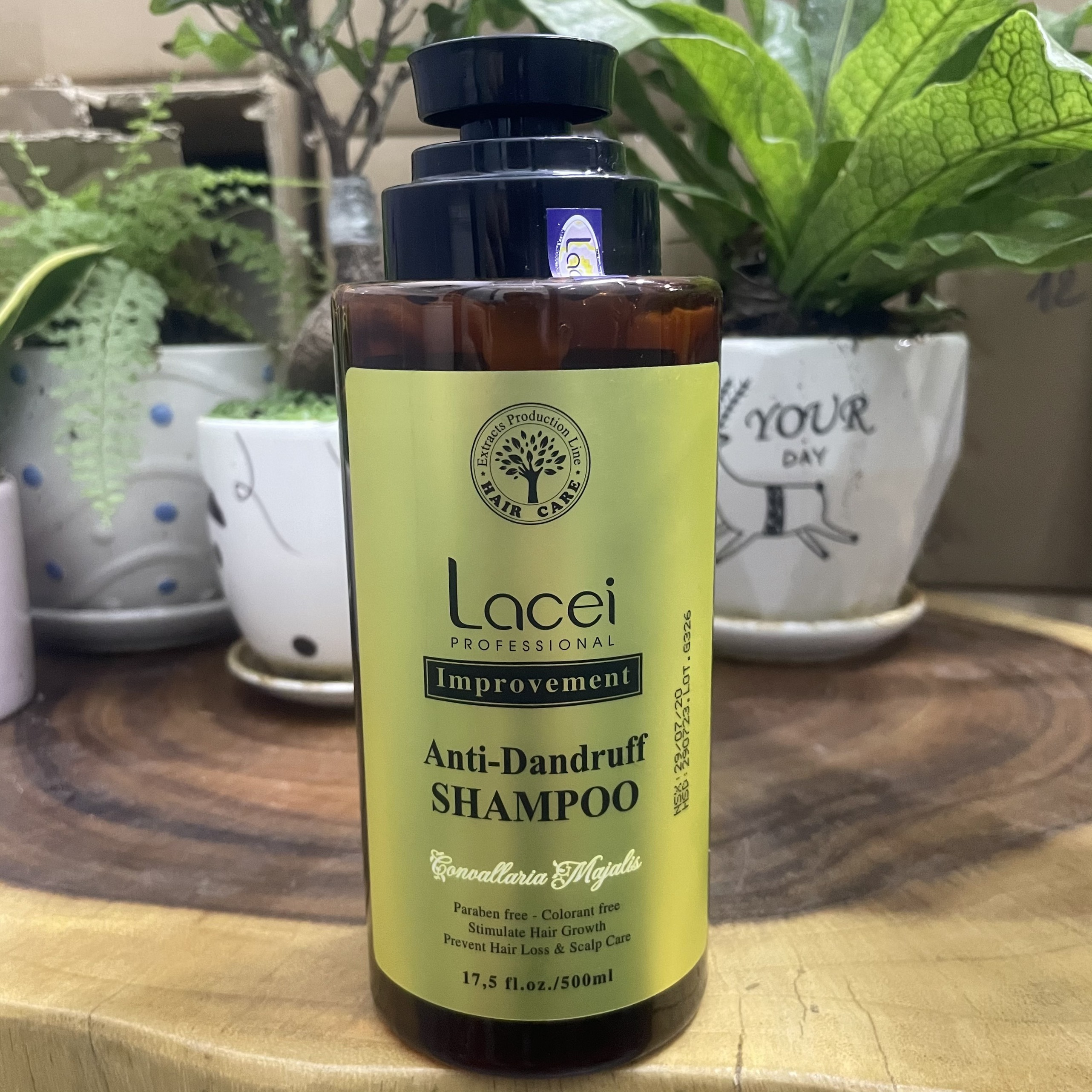 Dầu gội ngăn ngừa gàu Lacei Improvement Anti-Dandruff Shampoo 500ml