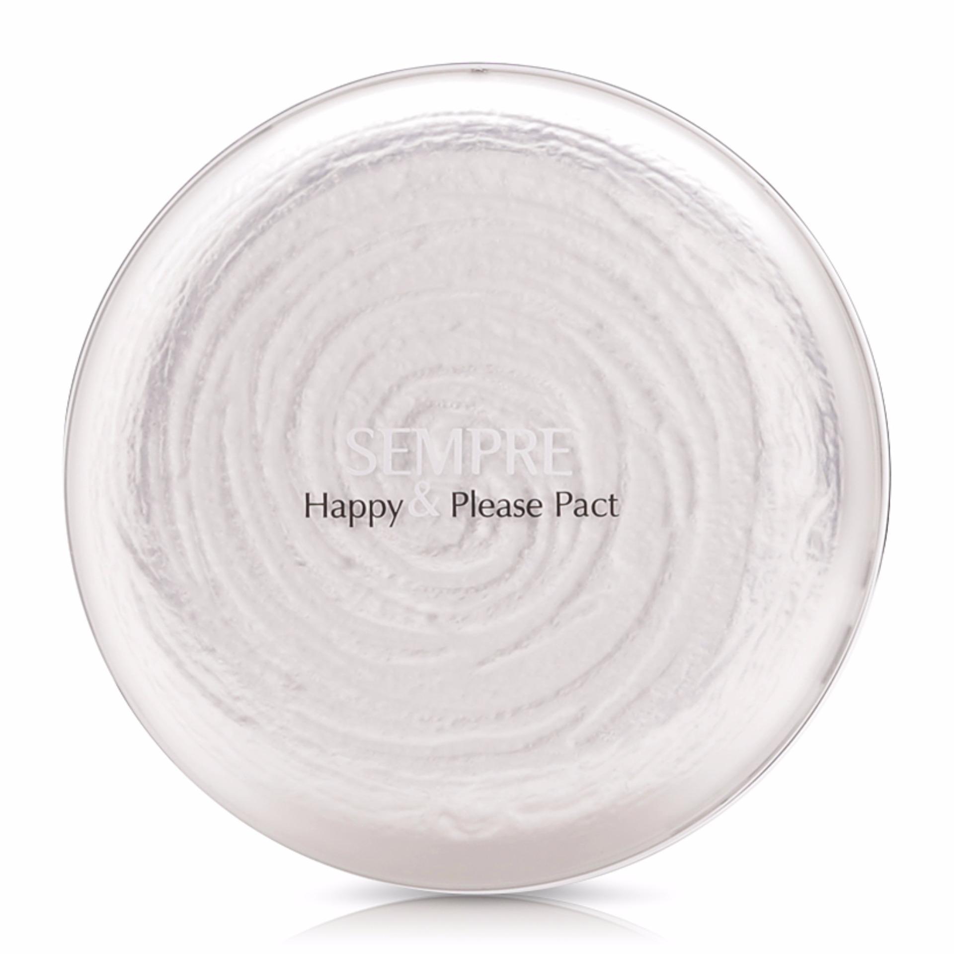 Phấn phủ siêu mịn Geo Sempre Happy & Please Pact #01