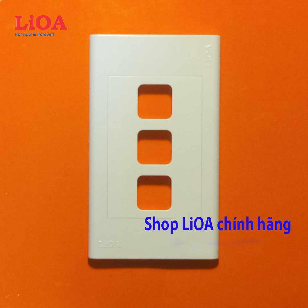 Mặt 1,2,3,4 lỗ vuông; viền đơn trắng LiOA