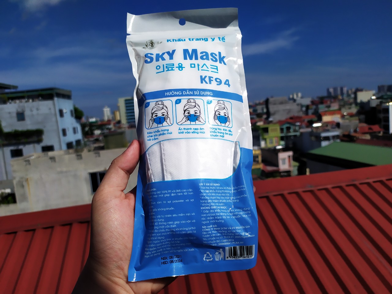 Khẩu trang y tế KF94 SKY MASK