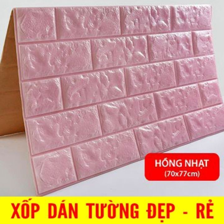 Combo 10 xốp dán tường giả gạch 3D
