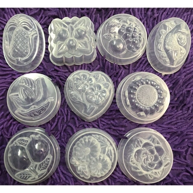 Sỉ _ 100 KHUÔN RAU CÂU (Đông sương) tạo hình NHỎ nhiều mẫu (rộng 8 cm)