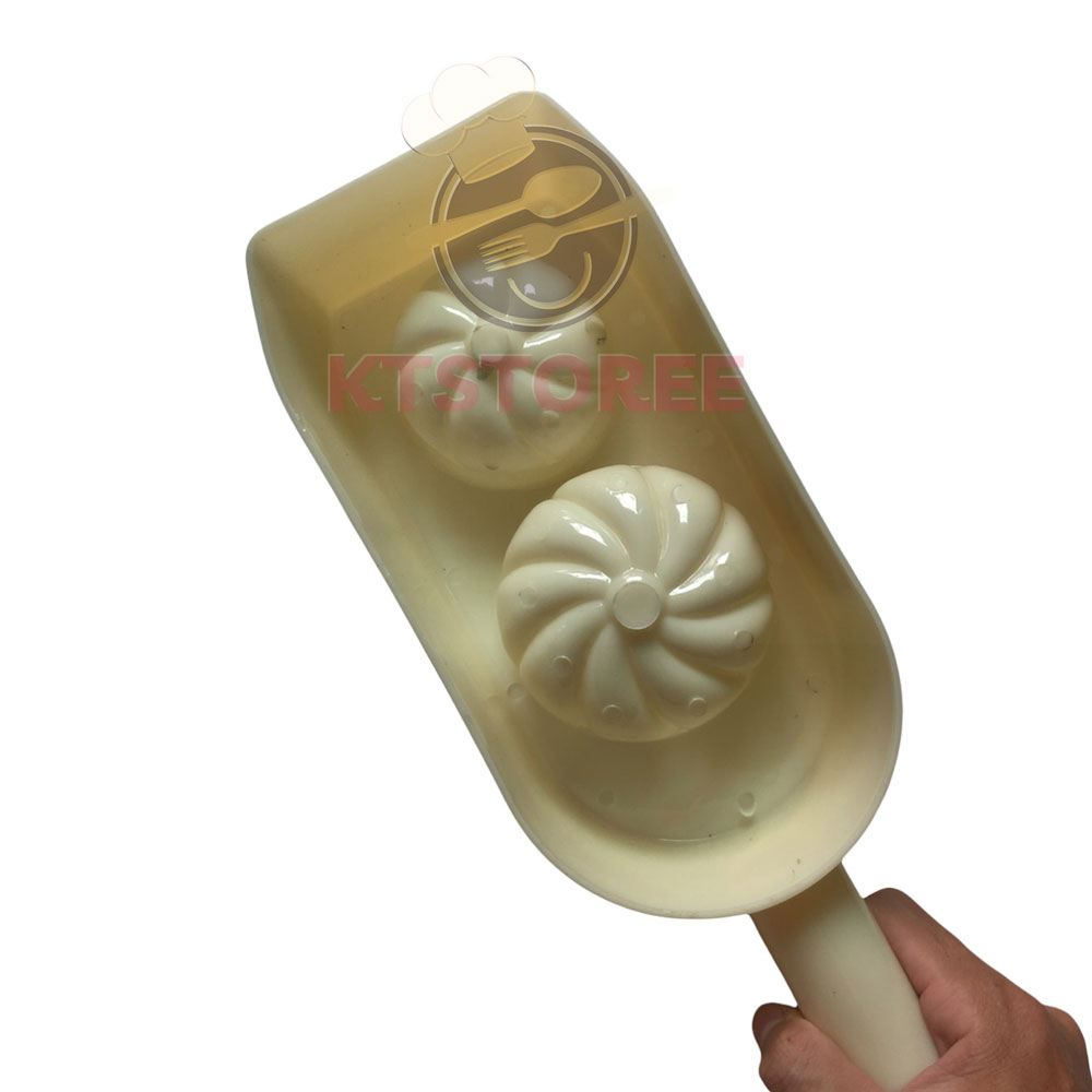 Khuôn làm bánh bao 2 bánh Dragon