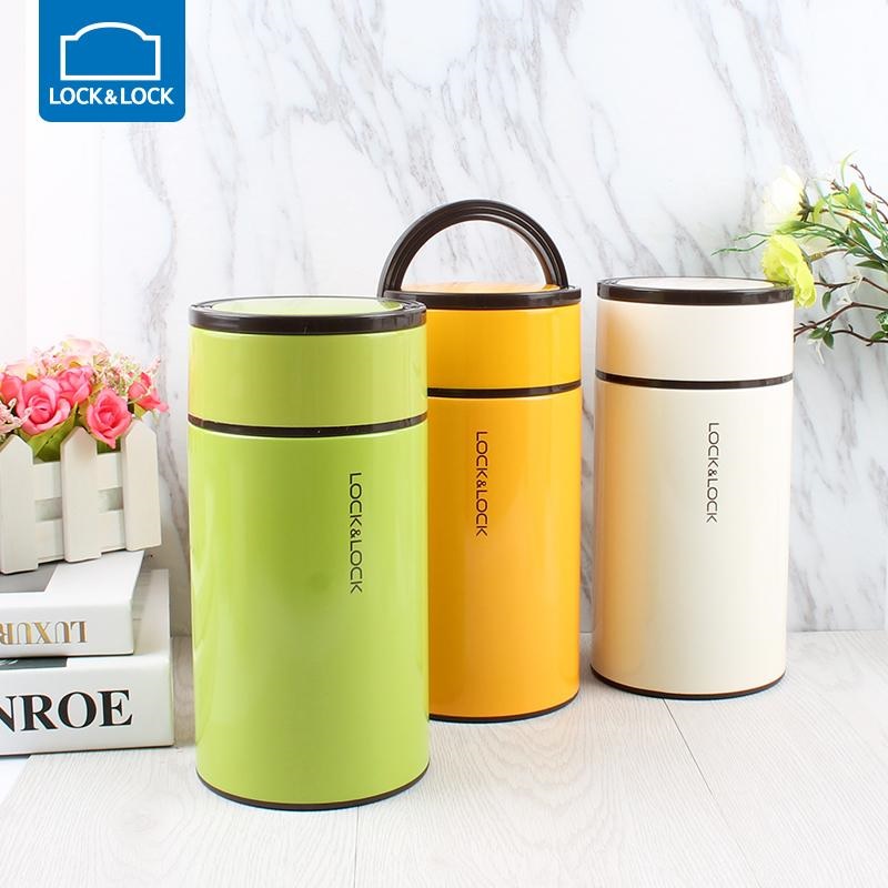 Bình giữ nhiệt đựng thức ăn cao cấp lock&lock column food jar lhc8023 1000ml