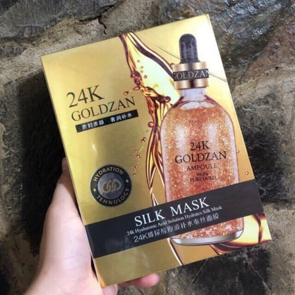 Mặt nạ lụa 24k Goldzan Silk Mask chính hãng