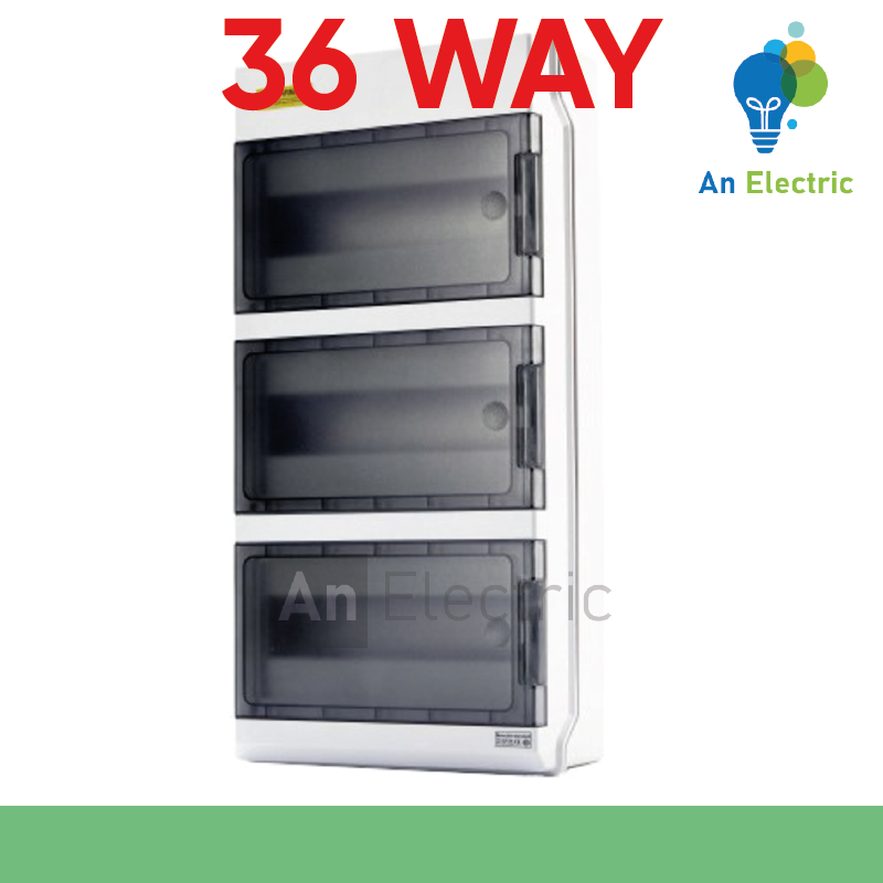 Tủ điện 4 way, 6 way, 9 way, 12 way, 18 way, 24 way, 36 way chống nước ip66 – tủ điện lắp nổi, vỏ tủ điện, tủ điện nhựa