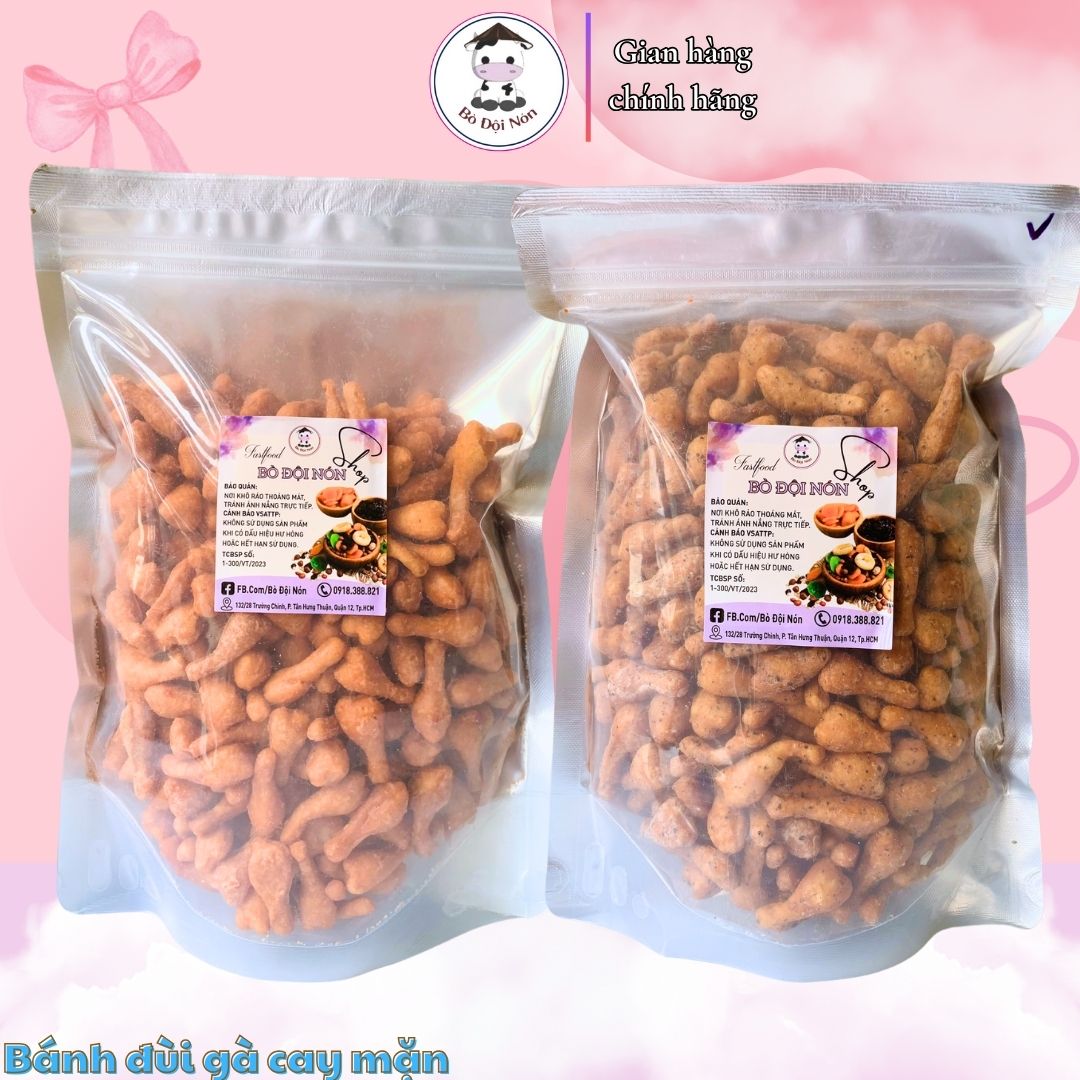Bánh Đùi Gà Cay Mặn 500g