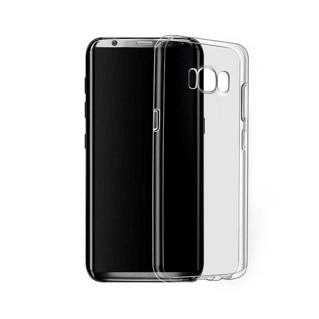 Ốp Silicon cho Samsung Galaxy S8 Trong suốt (Loại A+ chống ố vàng)