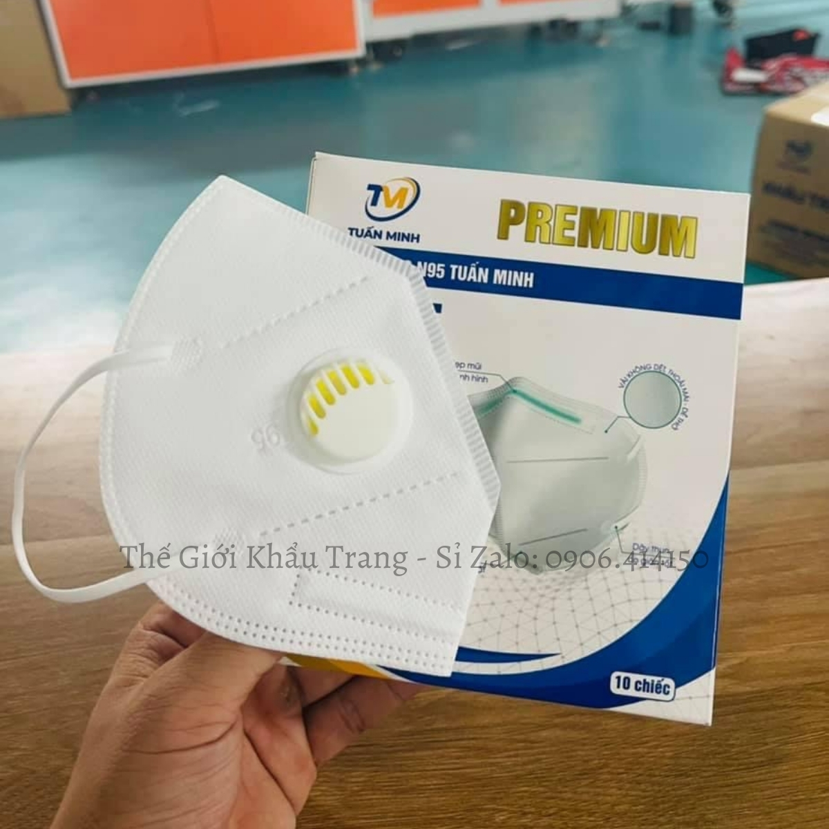 Combo 60cái khẩu trang N95 5 Lớp Kháng Khuẩn Hộp 10 Cái - N95 có van Hộp 5 cái