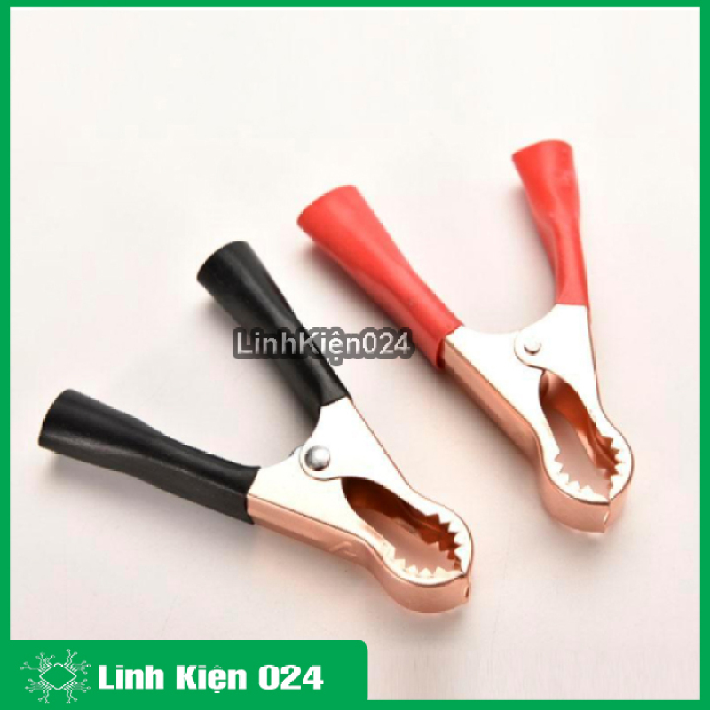 Bảng giá Kẹp bình ắc quy to 8cm ( 1 Đỏ - 1 Đen )
