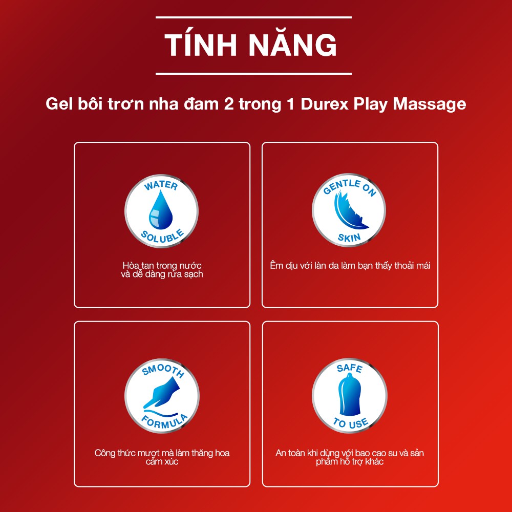 [HCM]Gel bôi trơnDurex Play Massage 200ml