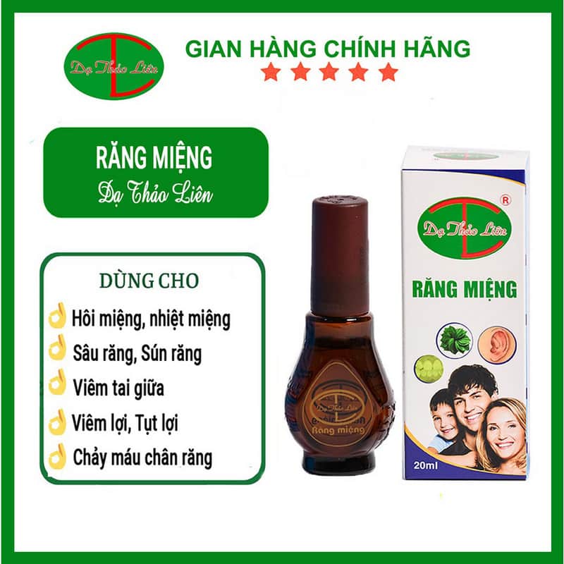 [Hoàn tiền 20%] Tinh dầu răng miệng Dạ Thảo Liên 20ml