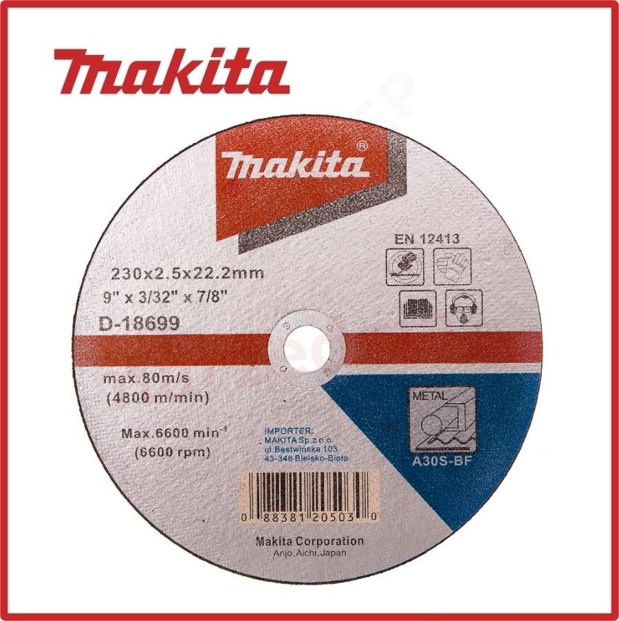 230x2.5x22.2mm Đá cắt Makita D-18699