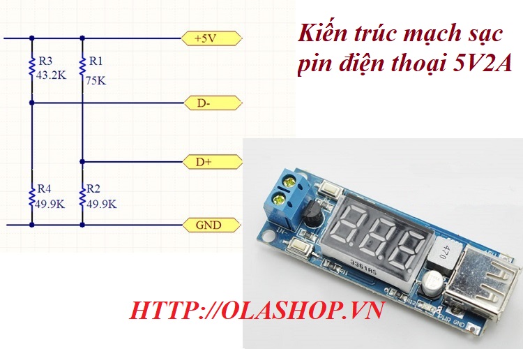 Mạch sạc pin 5V2A