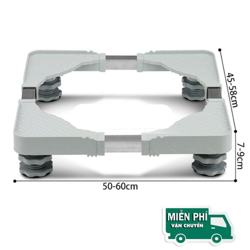 Kệ máy giặt - tủ lạnh thông minh, tăng giảm 4 chận các chiều. Miễn phí vận chuyển.