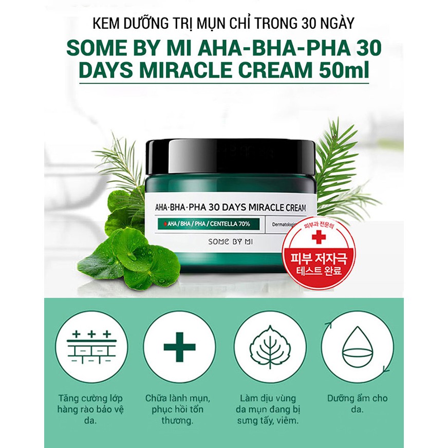 Kem Dưỡng Some By Mi Aha-Bha-Pha 30Days Miracle Cream