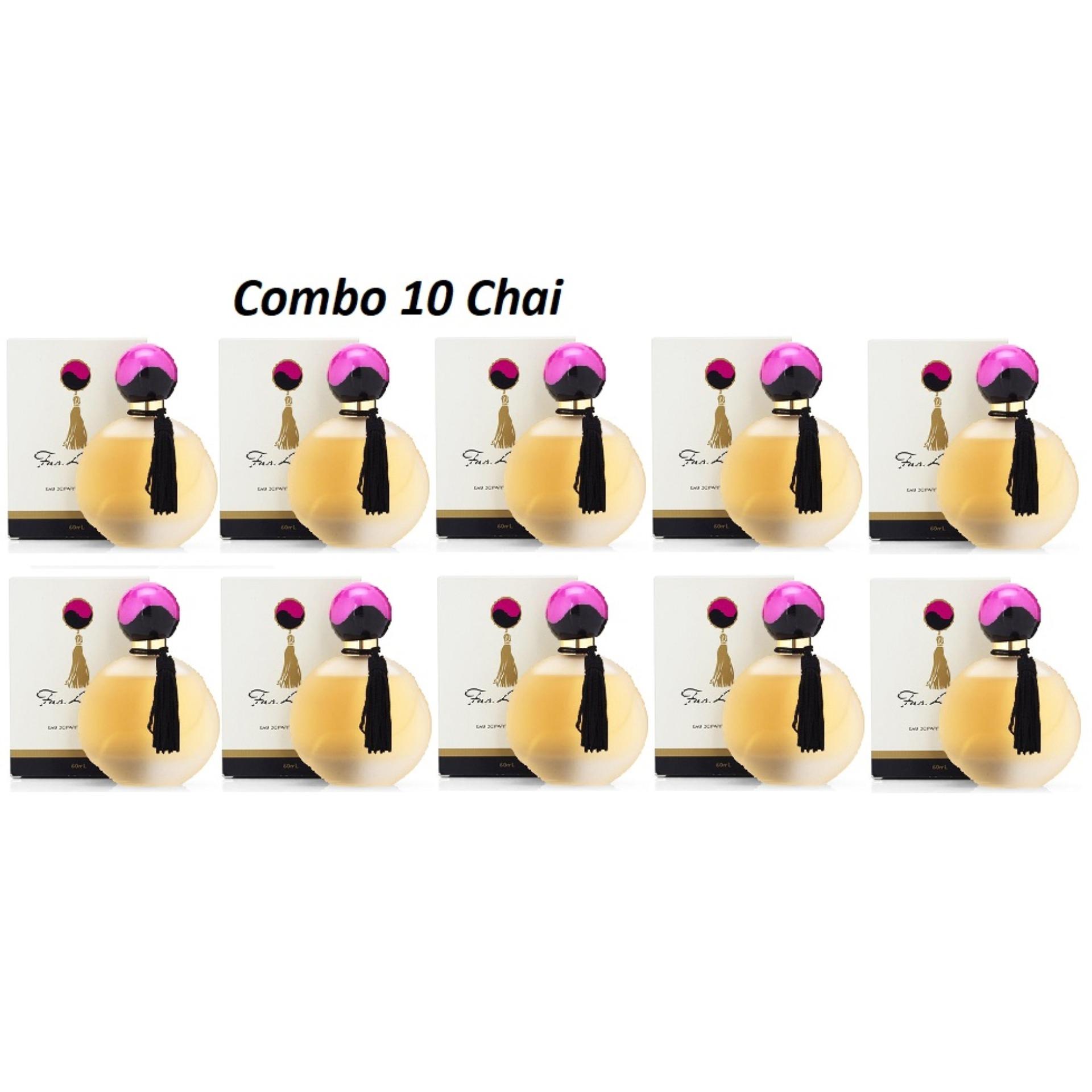 Sỉ combo 10 chai nước hoa nữ avon far away vàng 50ml