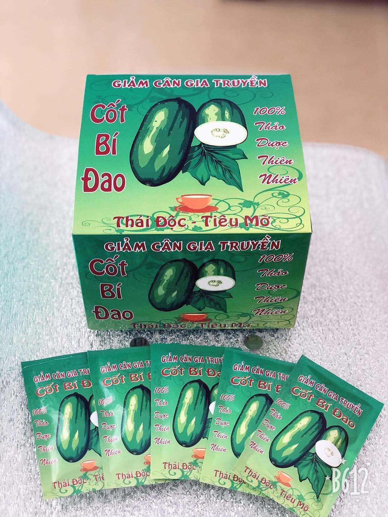 Trà Cốt bí Đao Giảm Cân Hộp 40 gói