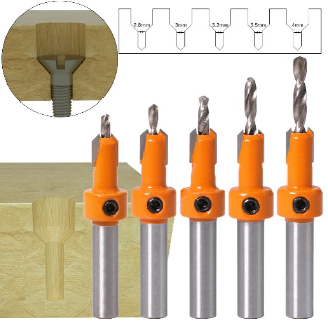 Mũi Khoan Âm Vít Gỗ 10mm Cao Cấp