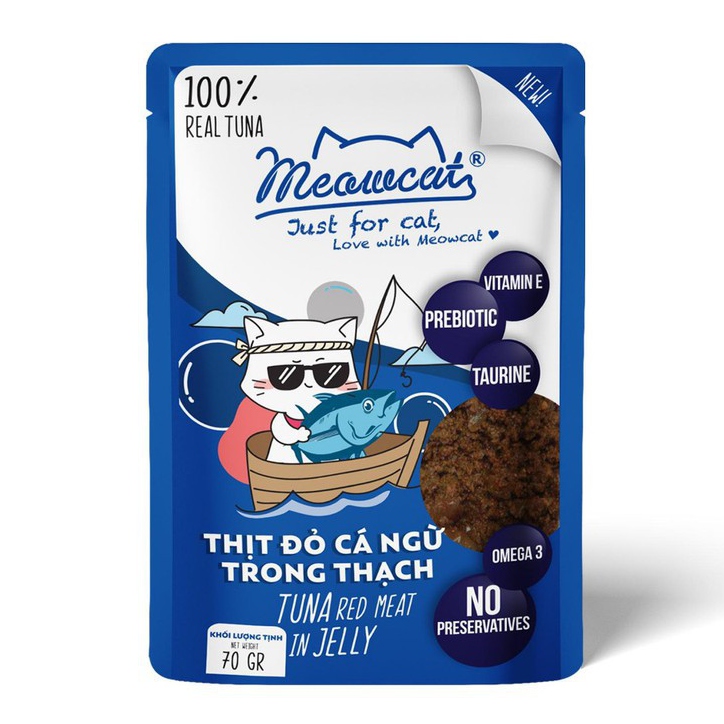 [Hoàn Tiền 10%] [48 gói] Pate Meowcat - Pate dinh dưỡng cho mèo