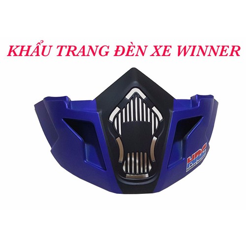 Khẩu trang winner trang trí xe máy xe điện