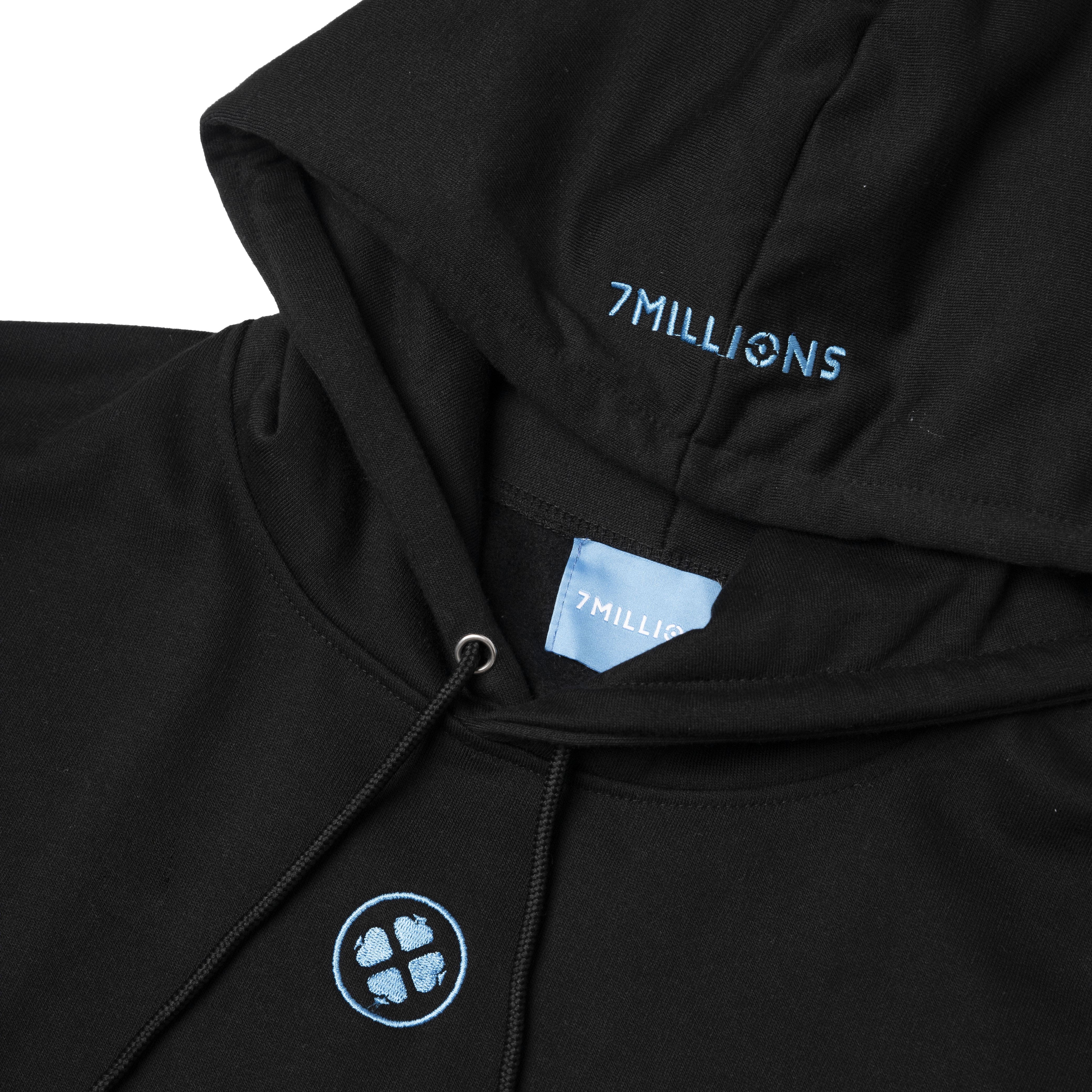 7MILLIONS Hoodie Essential+ / Màu đen / Đi kèm Box