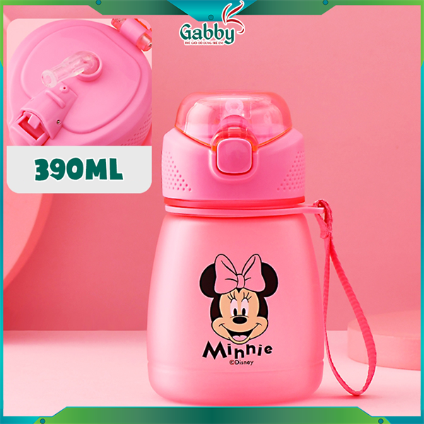 BÌNH UỐNG 390ML DISNEY ( SPIDERMAN - CAPTIAN - MINNIE - MICKEY )
