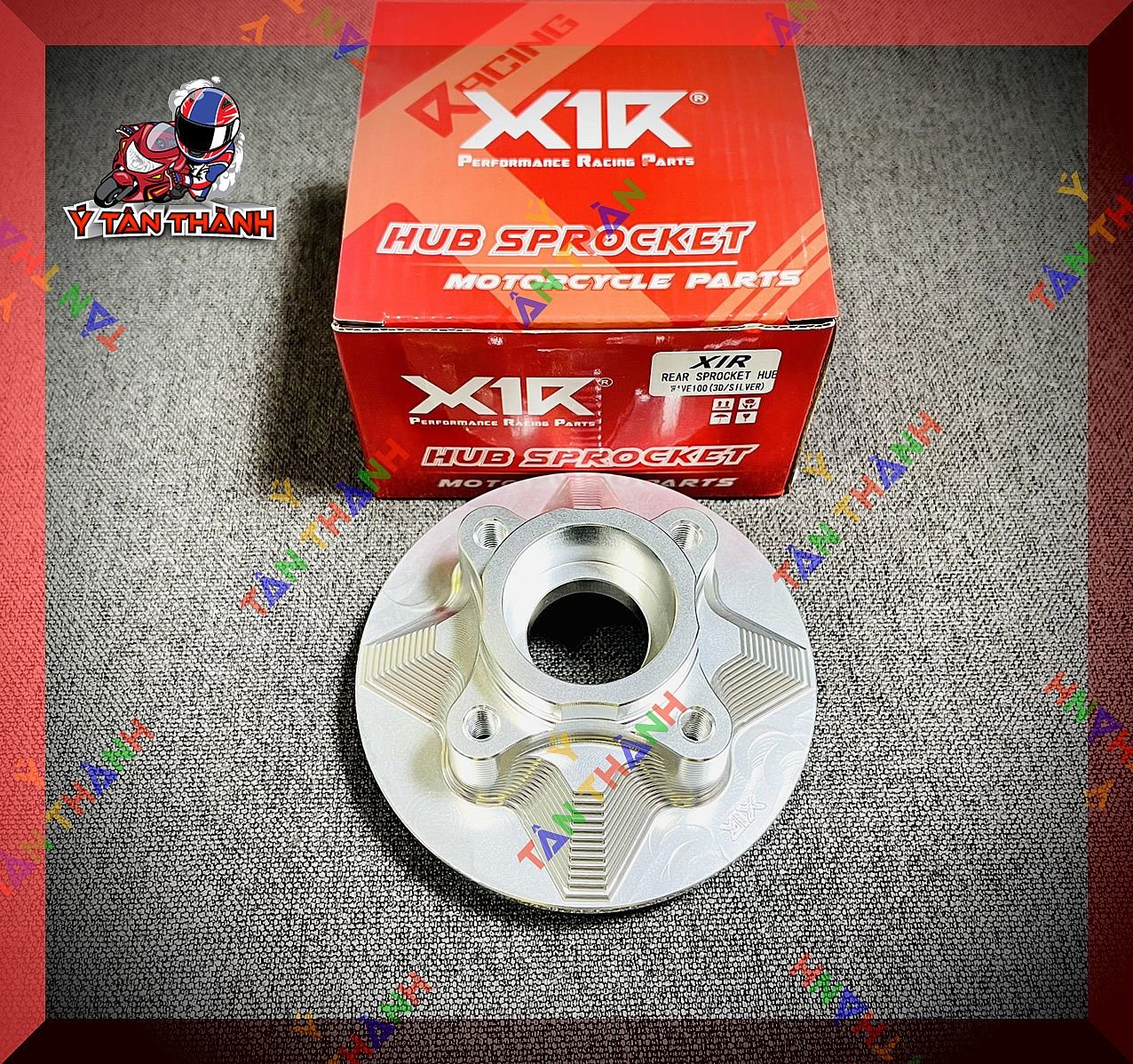 Cùi đĩa nhôm X1R xe wave,dream 100 MS42