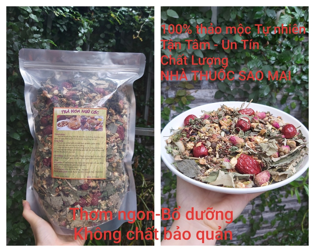 1kg trà hoa ngũ cốc thơm ngon đặc biệt