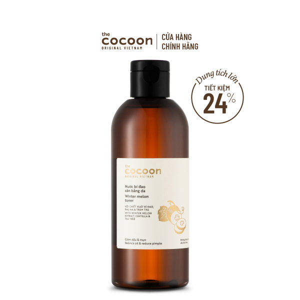 Bigsize - Nước bí đao cân bằng da (toner) Cocoon giảm dầu và mụn 310ml giá rẻ