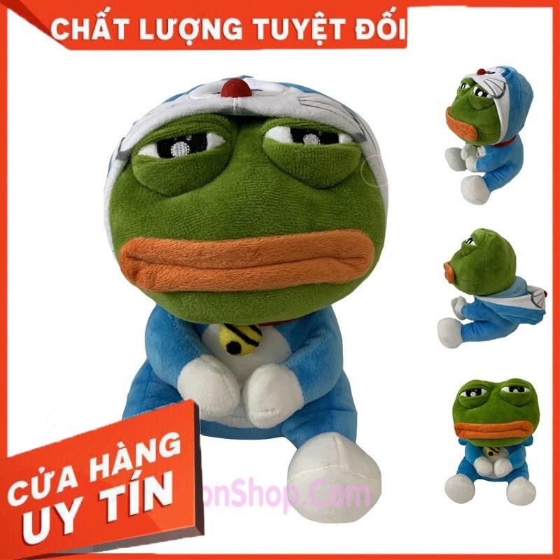 Ếch xanh pepe lai Doremon - Frog Pepe