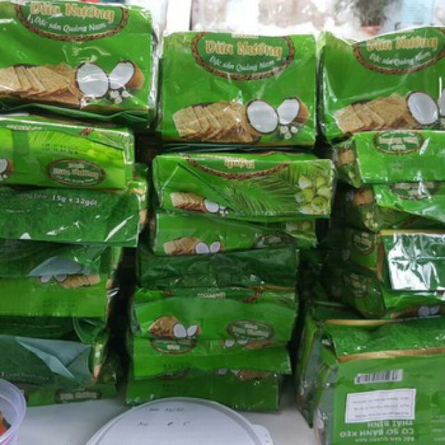 Bánh dừa nướng Quảng Nam Quỳnh trân 19k/gói cam kết hàng đúng mô tả chất lượng đảm bảo an toàn đến sức khỏe người sử dụng