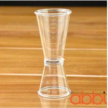 Cốc đong nhựa jigger 2 đầu định lượng pha chế