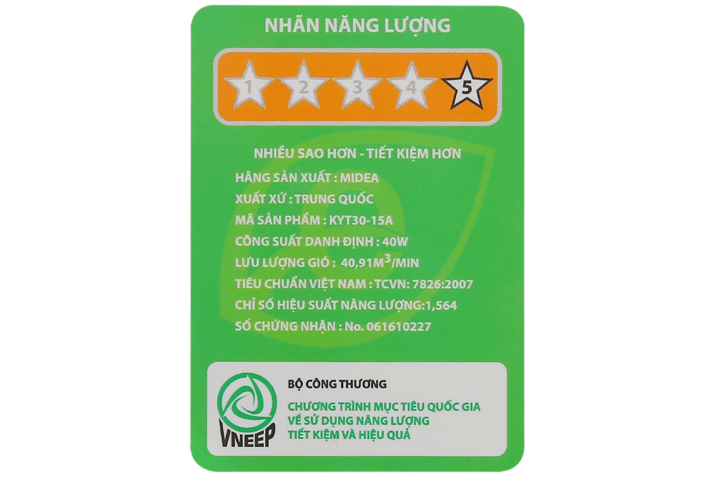 Quạt Hộp Midea KYT30-15A (40W)