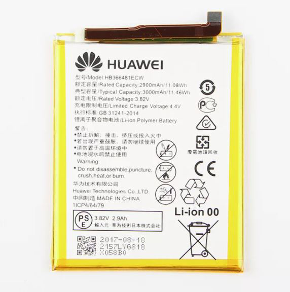 Pin huawei p9 /p9lite/g9/honor 8/gr5mini/honor 5c /nmo-l31 /kii-l21g/nova 3e/honor 7s/enjoy 8e/atu-al10/y7pro-2018/y6prime-2018/y6pro-2018