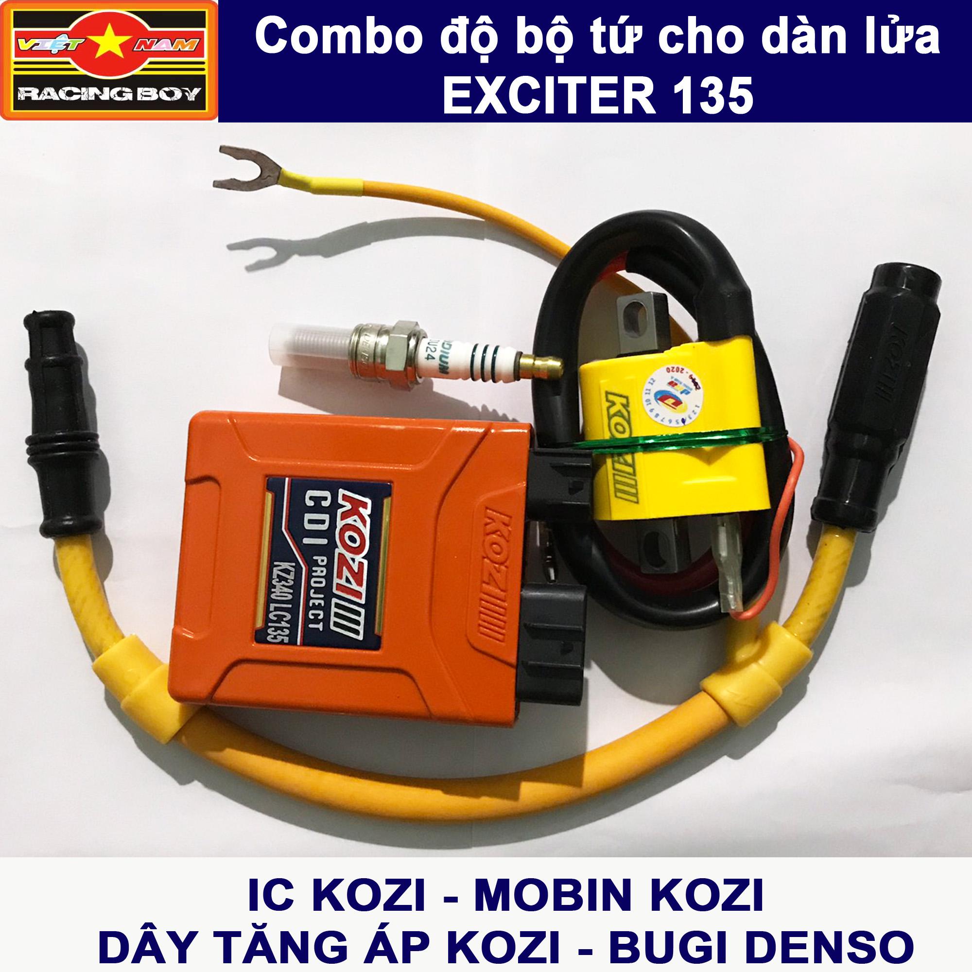 Combo độ full bộ tứ cho dàn lửa Exciter 135 - KOZI Malaysia