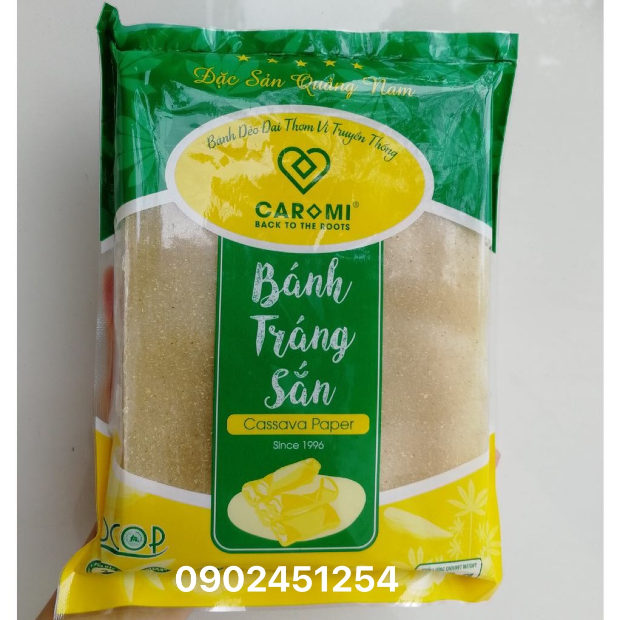 Quận 10 - Bánh tráng sắn Caromi đặc sản Quảng Nam gói 150g