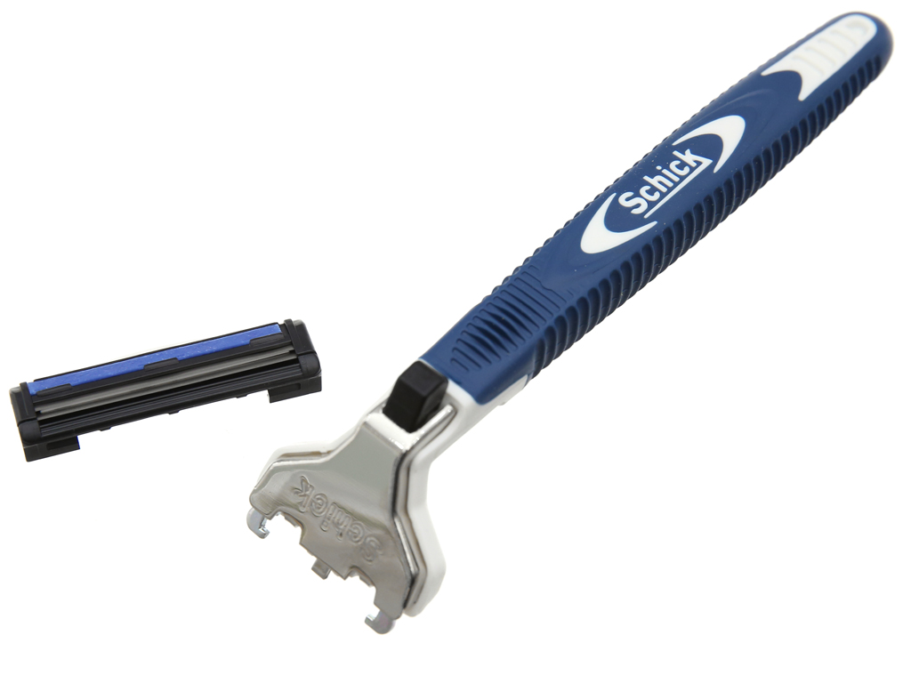 DAO CẠO R&Acirc;U SCHICK EXACTA II SYSTEM SENSITIVE _ ( 2 Lưỡi k&eacute;p )