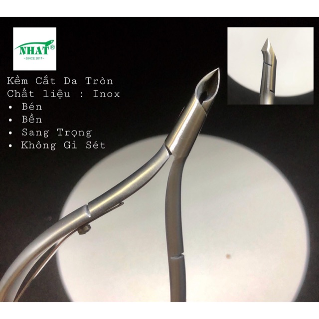 [HCM][ Lẻ ] • Kềm Cắt Da Tròn INOX Không Gỉ Sét | Kềm Nhật