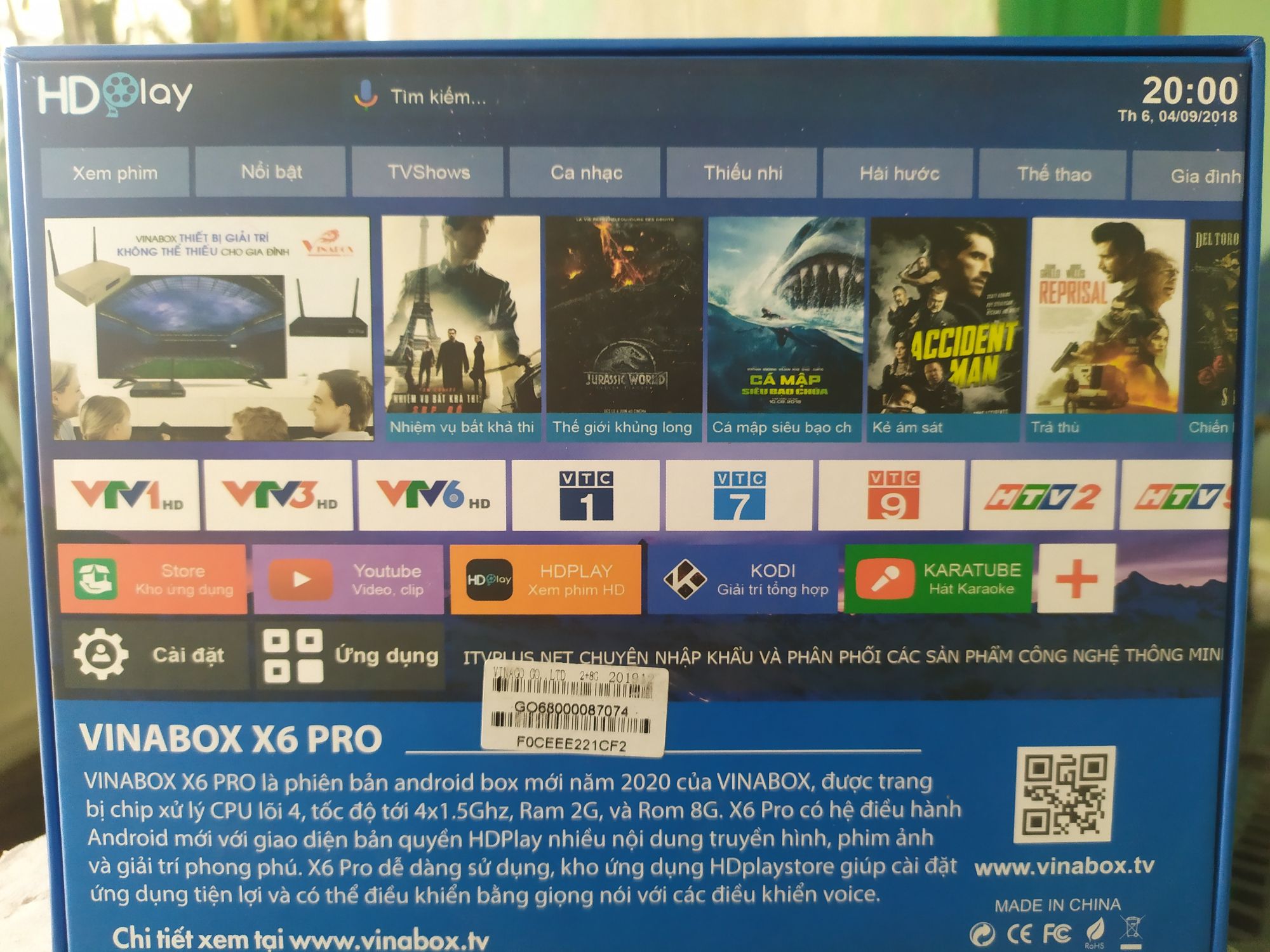 vina box x6 pro