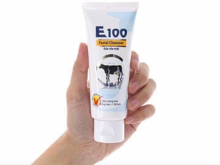 Sữa rửa mặt E100 sữa bò 80ml ,Sữa Bò