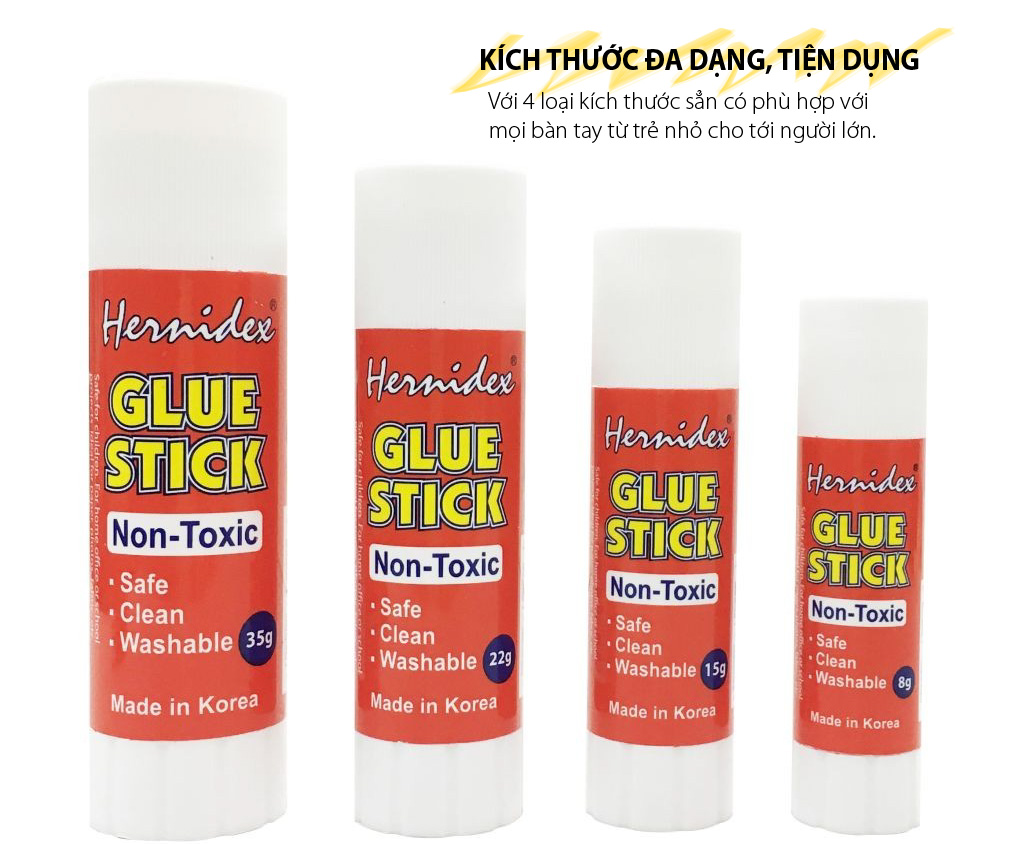 Hồ khô Hernidex POWER GLUE STICK 15G (HDGS-15G)